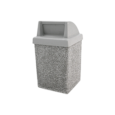 30 Gallon Highwood Covered Trash Can - Picnic Furniture
