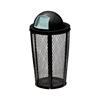 Trash Can Expanded Metal Basket Round