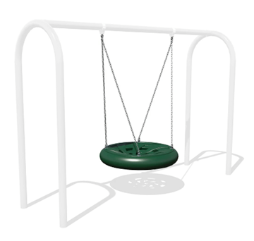 Inclusive Team Nest Swing For Playgrounds - Swing Only - Green