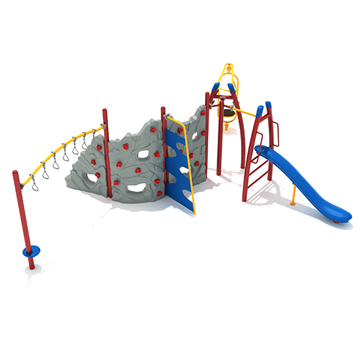 PGP017  - Timms Hill Playground Climbing Wall - Ages 5 To 12 Yr - Front